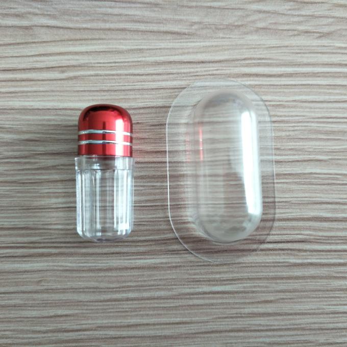 Leere kleine einzelne Plastikkapsel-Verpackenflaschen für Gesundheitswesen-Ergänzung
