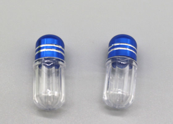 Plastikflasche 10ml mit blauen Nashorn-Kapseln der Metallkappen-ISO9001