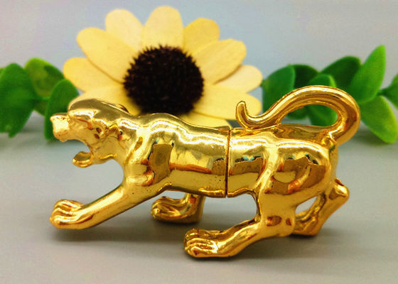 Leopard formen Tablettenfläschchen-Aluminiumnashorn-Goldkapseln des freien Raumes 1g