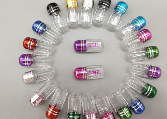 12mm Purpur-leere Plastikpillen-Kapseln für Gesundheitswesen-Ergänzung