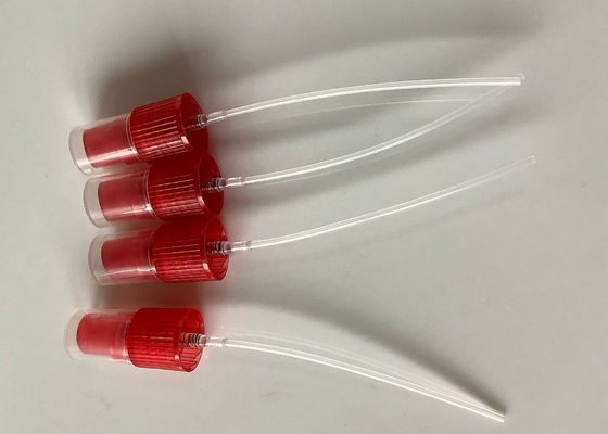 Rote Plastiklotions-Flaschen mit Plastikpumpen-Sprühflaschen der Pumpen-10ml