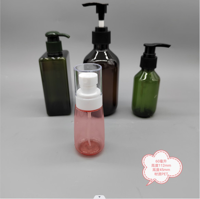 Volumen-leere Plastiksprühflasche-Chemikalie des Alkohol-60ml frei