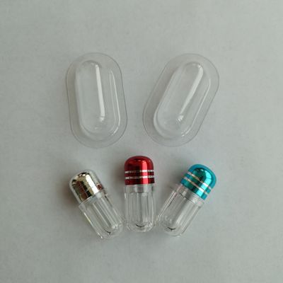 Sgs-leere Plastiktablettenfläschchen 13mm eine Kapsel-Kugel-Form