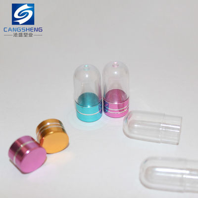 15mm PS freien Raumes Plastikkapsel des Tablettenfläschchen-Behälter-einer