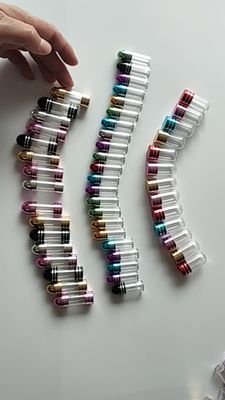 Rosa leere Kapsel Shell