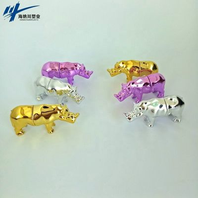 Nashorn-leere Plastikpillen-Kapseln