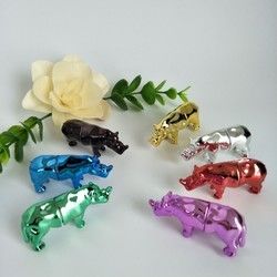 Nashorn-leere Plastikpillen-Kapseln