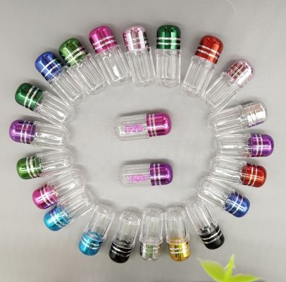 Zylinderförmige 13mm Mini Pill Bottles 2ml leere Plastikpillen-Kapseln