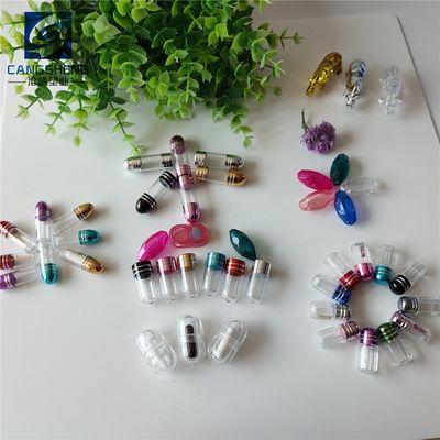 Zylinderförmige 13mm Mini Pill Bottles 2ml leere Plastikpillen-Kapseln