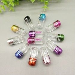 Plastikflasche ISO9001 Mini Pill Bottles 3ml mit Metallkappe