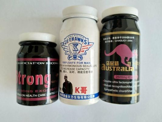 Aluminiumflaschen des pharmazeutischen Verpacken-100g mit PET Kappen