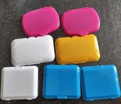 Wasserdichte nass Baby-Abwischen-Deckel Gewebe-Flip Lids FDA 65mm Repurpose