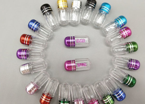 12mm PS leere Plastikpille kapselt einzelne Pillen-Kapsel-Verpackenflaschen ein