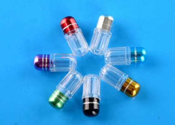 füllt Plastikkapsel 1g rundes Polystyren Mini Pill Bottles ab