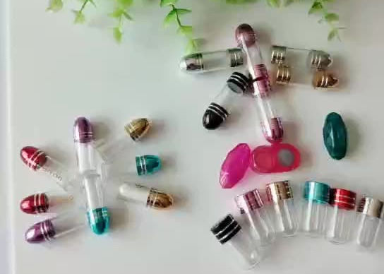 Einzelne Pillen-Plastikkapsel-Flaschen