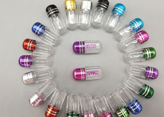 Pharmazeutische Plastikkapsel füllt 12mm PS Mini Pill Cases ab