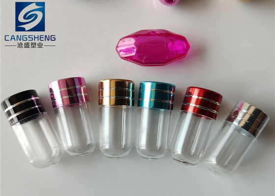 Einzelne 14mm leere Nashorn-Pillen-Flasche Kapsel-Shell Plastics PS