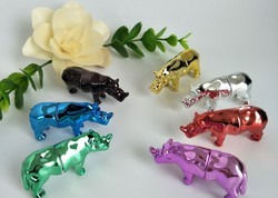 füllt leere Kapsel 3D ABS Plastik-Goldkapsel Nashorn-150K ab