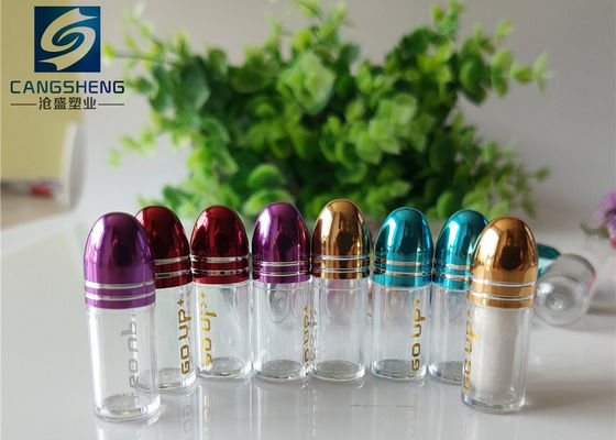 Goldene leere Kapsel schält Tablettenfläschchen PS-Plastik-freien Raumes 2g