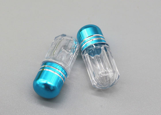 Plastikflasche 10ml mit blauen Nashorn-Kapseln der Metallkappen-ISO9001