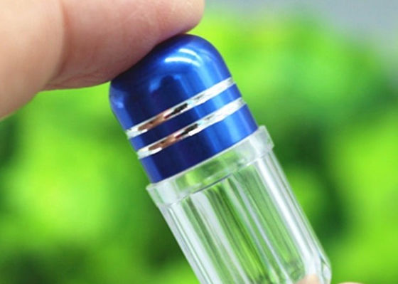14mm einzelner Behälter PS-Plastikflasche Pillen-2ml mit Metallkappe