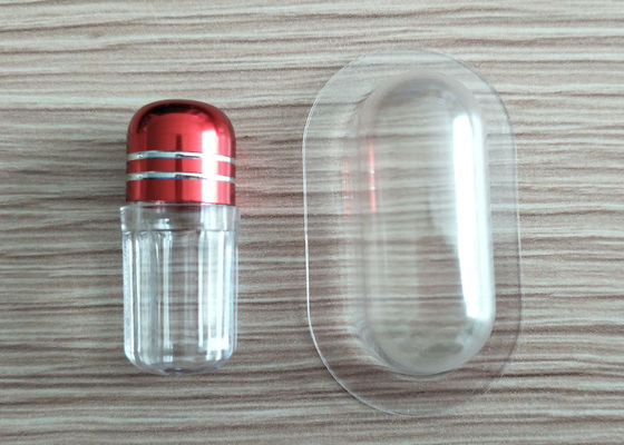 14mm einzelner Behälter PS-Plastikflasche Pillen-2ml mit Metallkappe
