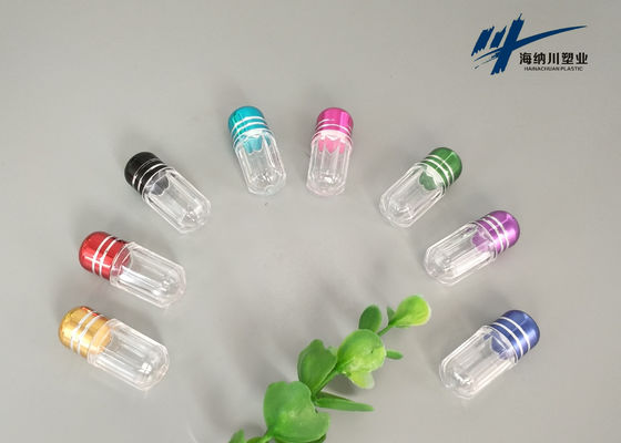 Pillen-Behälter Soem des blauen Nashorn-5ml einzelnes mit Metallkronen-Kappe