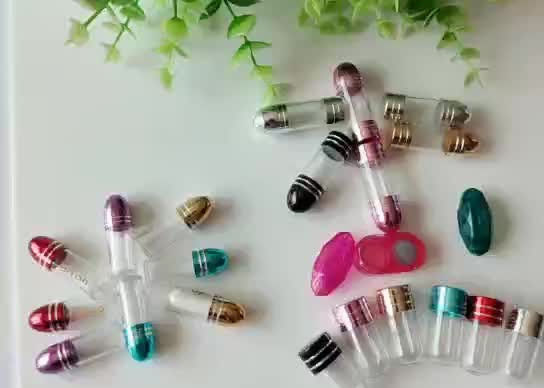 Leere Kapseln des sechseckigen einzelnen freien Raumes 2ml des Pillen-Behälter-13mm