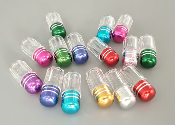 Plastikflasche 3g 13mm mit Metallkappen-klare Blasen-leerer Kapsel Shell