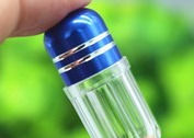 Plastikflasche 3g 13mm mit Metallkappen-klare Blasen-leerer Kapsel Shell