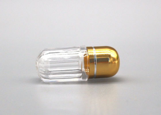 goldene klare Tablettenfläschchen 3ml Soemleere Plastiktablettenfläschchen