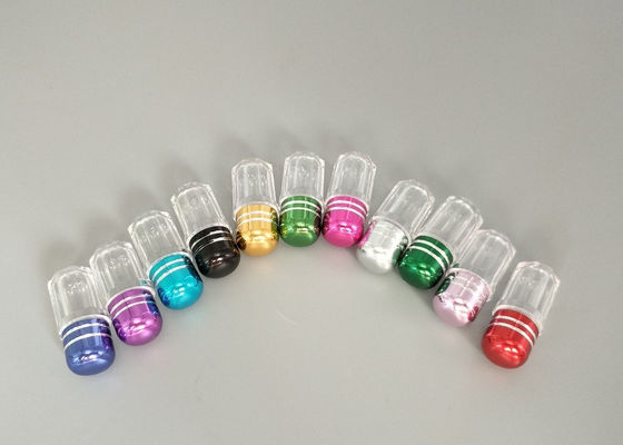 goldene klare Tablettenfläschchen 3ml Soemleere Plastiktablettenfläschchen