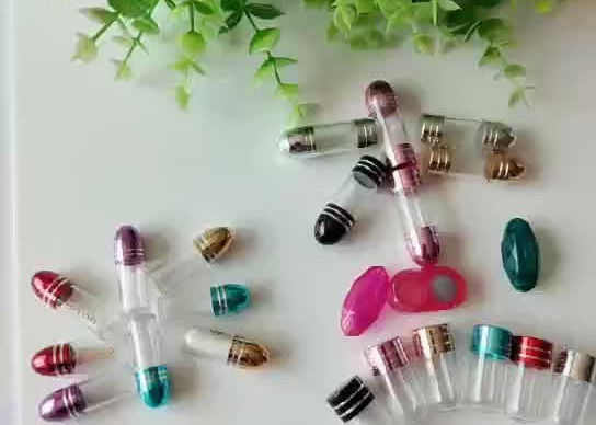 36mm klare Plastikkleine Plastikpillen-Behälter Tablettenfläschchen-3g