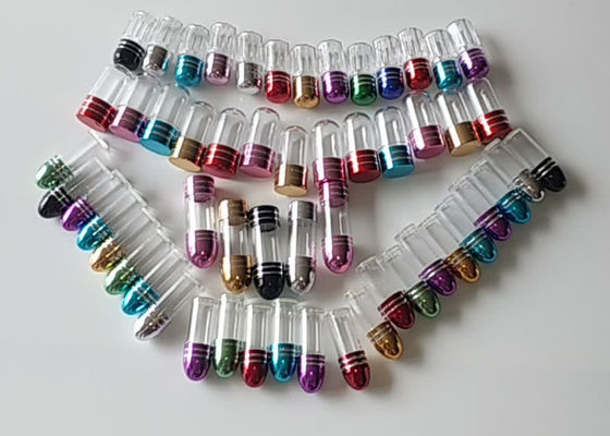 33mm Mini Pill Bottles Bullet Shell 13mm blaue Nashorn-Kapseln
