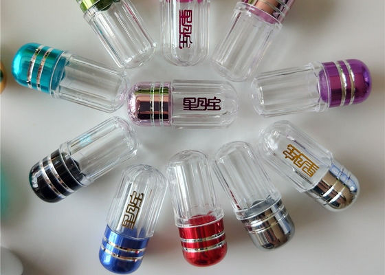 33mm Mini Pill Bottles Bullet Shell 13mm blaue Nashorn-Kapseln