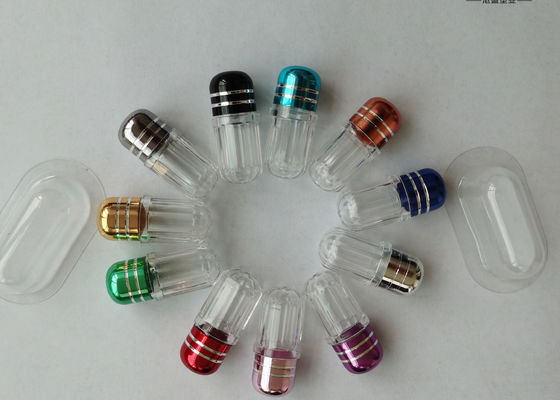 13mm kleine Plastikeinzelnes Kapsel-Verpacken pillen-Behälter SGS
