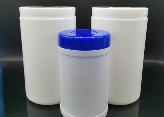 Alkohol-Abwischen-Flasche HDPE 100pcs Feuchtpflegetuch-Kanister Eco freundliche