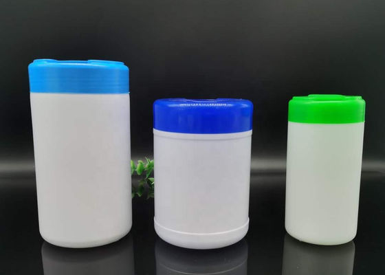 180mm HDPE Reinigungstücher schöpfen Flasche mit weißen Deckeln