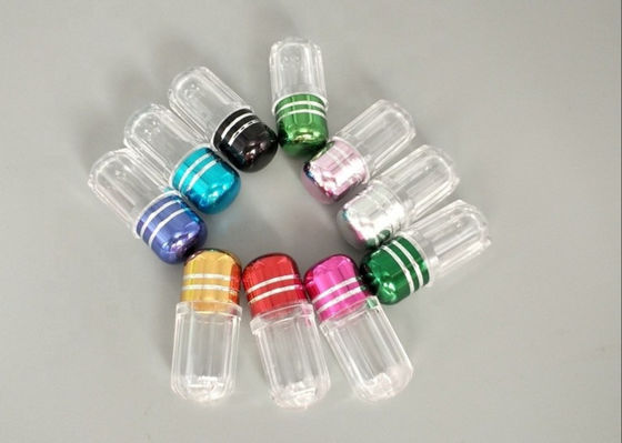 Zylinderförmige 13mm Mini Pill Bottles 2ml leere Plastikpillen-Kapseln
