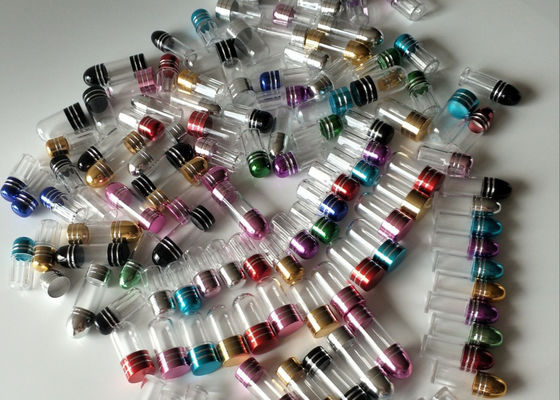 Plastikflasche ISO9001 Mini Pill Bottles 3ml mit Metallkappe